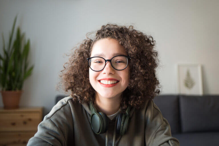 smiling woman