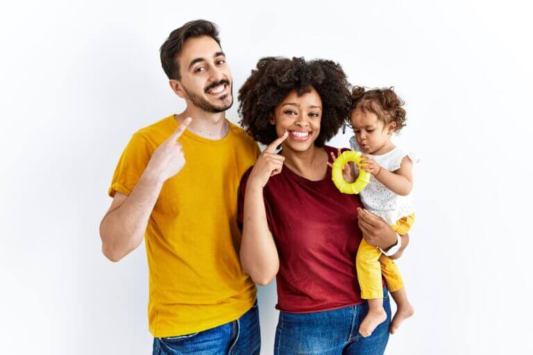 smiling family
